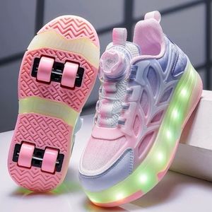 خرید اینترنتی قیمت کتونی بچگانه اسکیتی چراغدار برند A+B کد 4020901