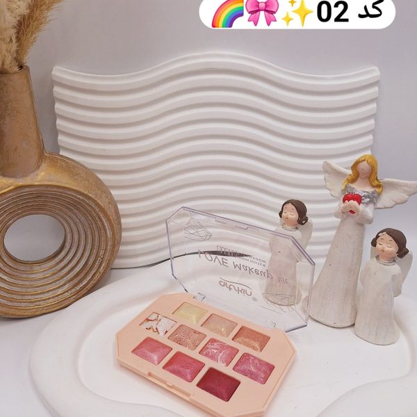 پالت رژ گونه و هایلایتر 10 رنگ برند artskin