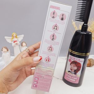 خرید اینترنتی شانه رنگ مو رنگ قرمز آلبالویی برند دکسی Dexe