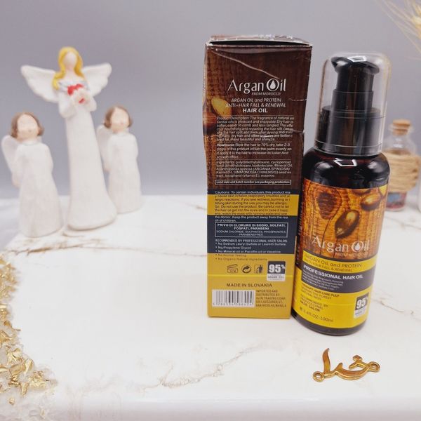 روغن مو آرگان تغذیه کننده مراکشی ساخت اسلواکی لایتنس 100میل