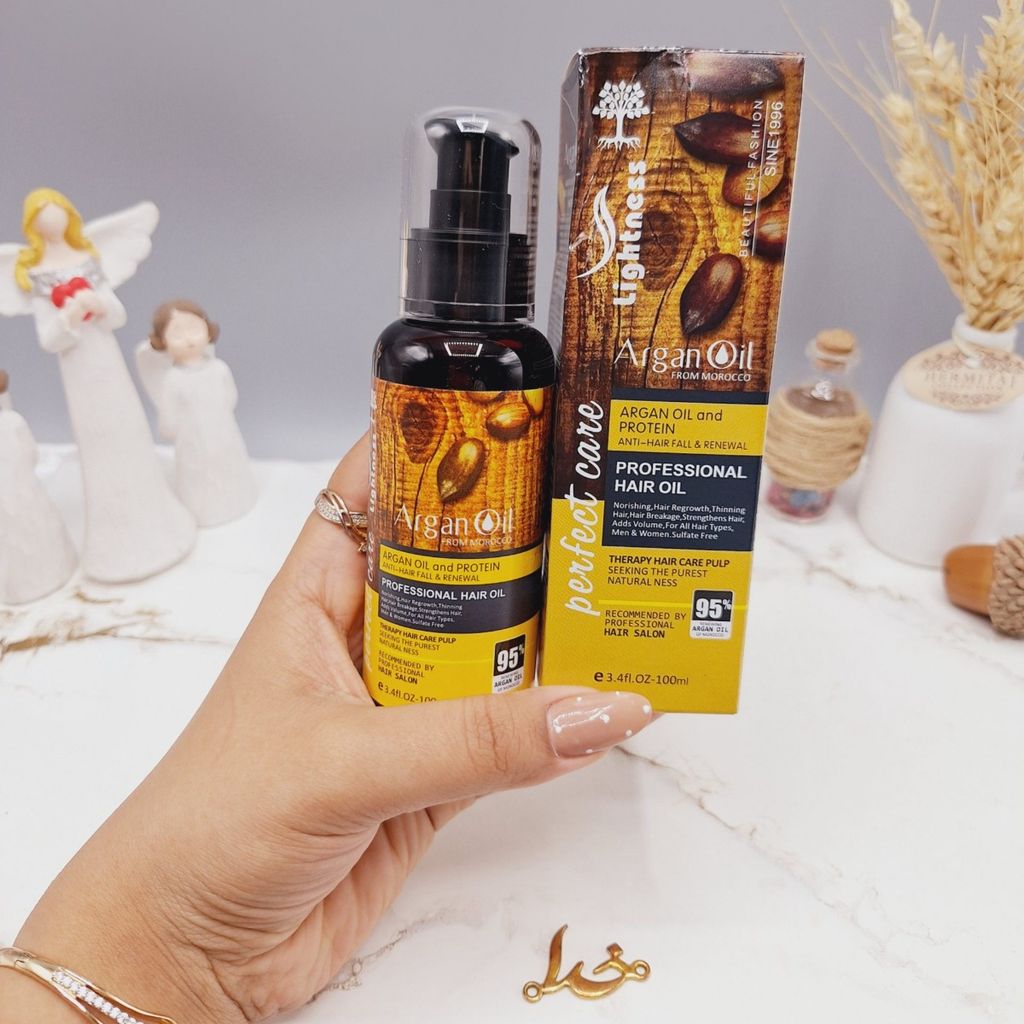 فروش اینترنتی روغن مو آرگان تغذیه کننده مراکشی ساخت اسلواکی لایتنس 100میل