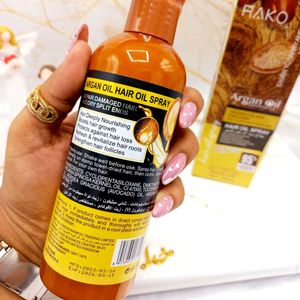 خرید آنلاین اسپری دو فاز مدل روغن آرگان پروتیین حجم 250 میل برند راکو RAKO اصلی