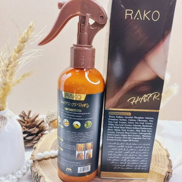 اسپری دو فاز مدل پروتیین برازلان PROTEIN BRAZLAN حجم 250 میل برند راکو RAK
