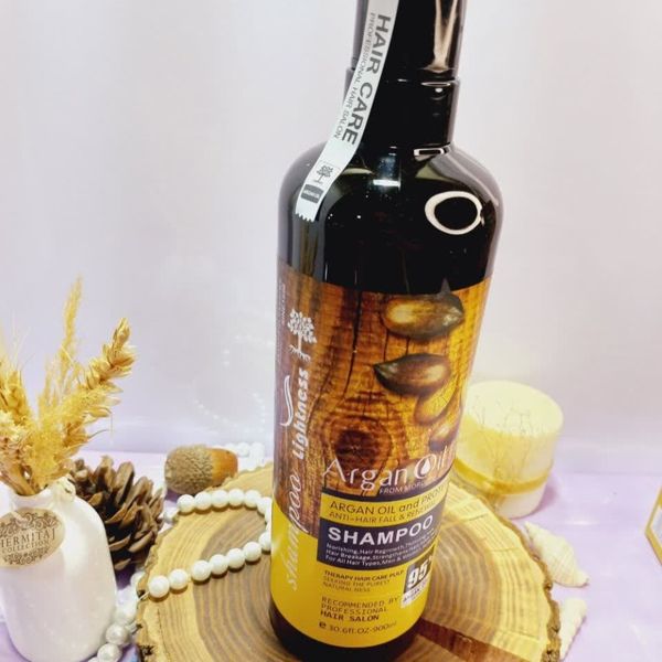 شامپو روغن آرگان کراتینه اصلی مراکشی هک شده ساخت اسلواکی جعبه دار لایتنس 9