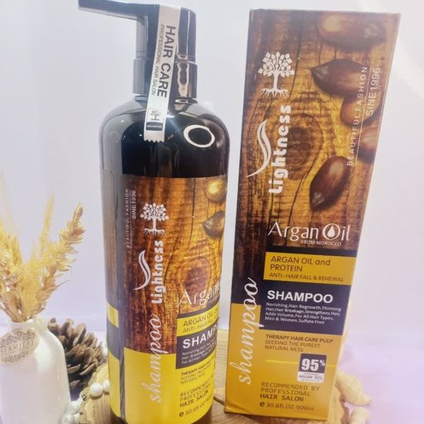 شامپو روغن آرگان کراتینه اصلی مراکشی هک شده ساخت اسلواکی جعبه دار لایتنس 9