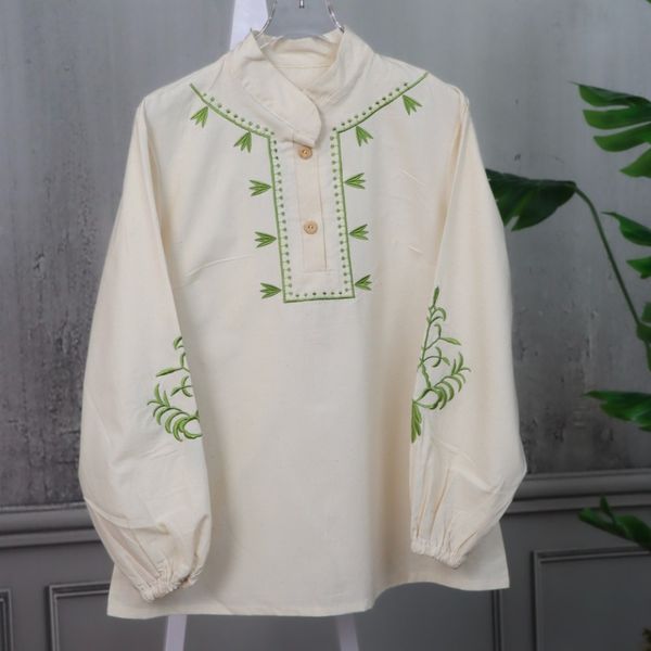 شومیز لینن گلدوزی زنانه