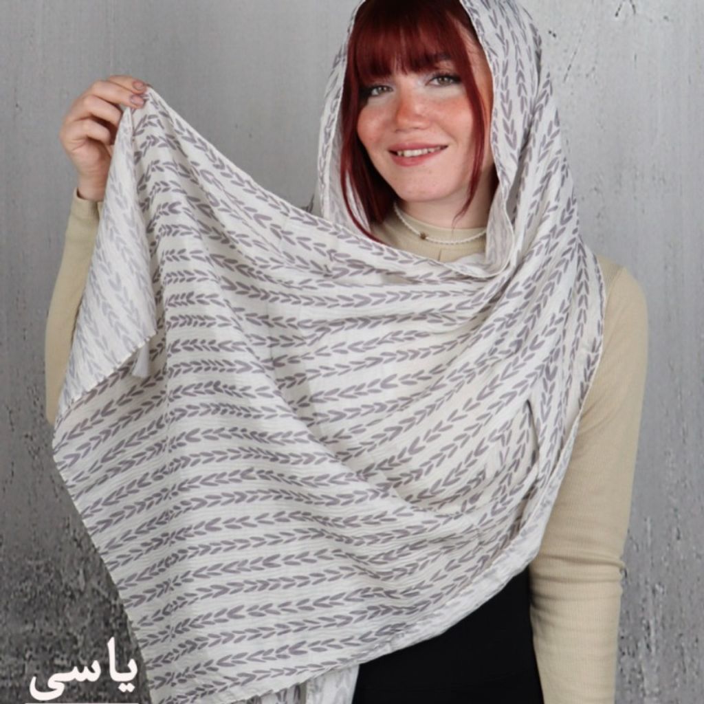 فروش اینترنتی شال طرح 2 چاپی تافته بیوتی زنانه