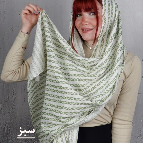 شال طرح 2 چاپی تافته بیوتی زنانه