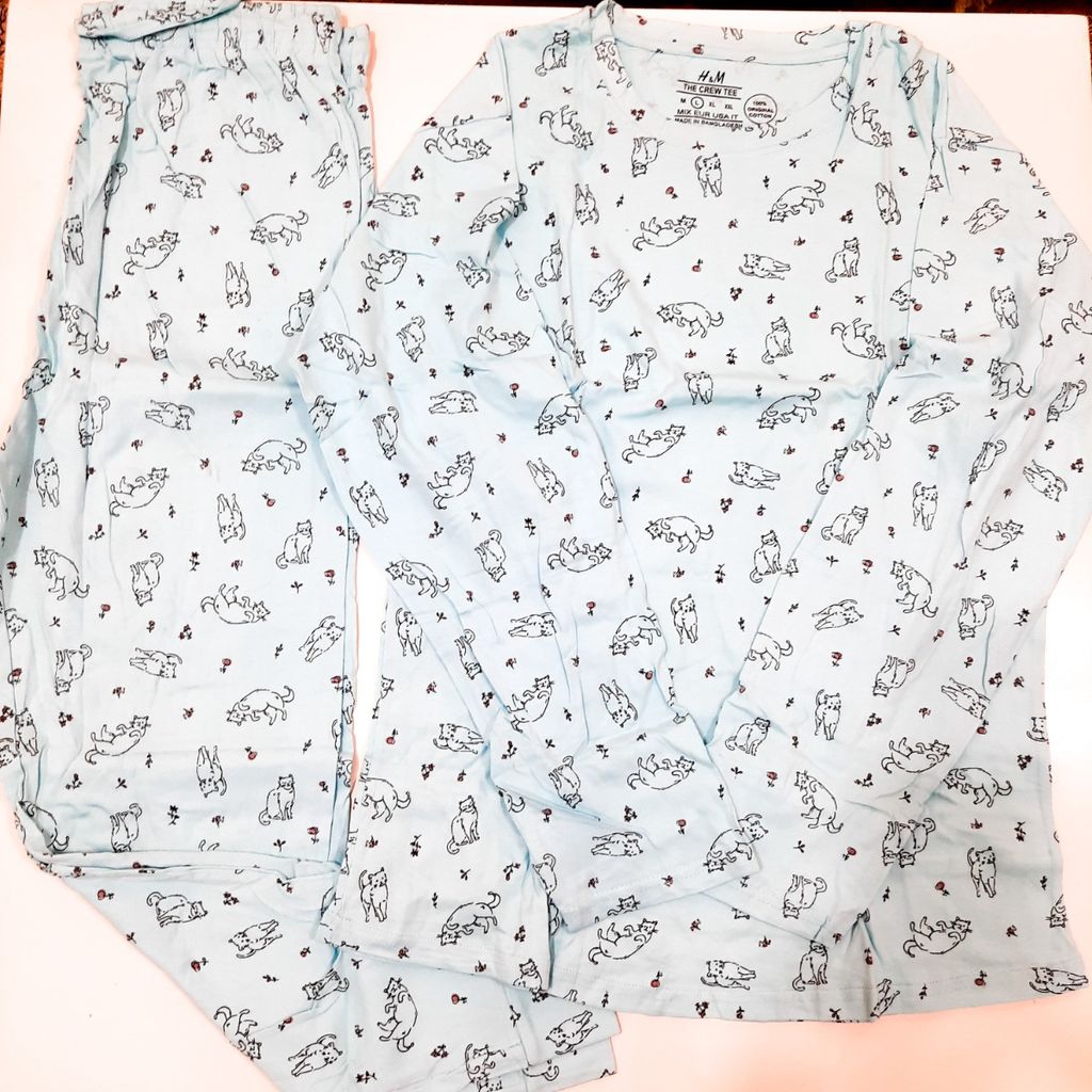 خرید اینترنتی ست دورس و شلوار زنانه برند اچ اند ام لارج