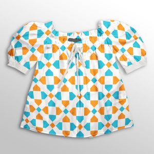 فروش اینترنتی پارچه لباسی شومیز پارچه الف مدل کرپ بوگاتی طرح سنتی ایرانی کد 4011343