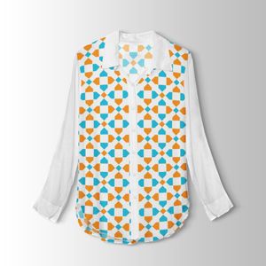 فروش اینترنتی پارچه لباسی شومیز پارچه الف مدل کرپ بوگاتی طرح سنتی ایرانی کد 4011343
