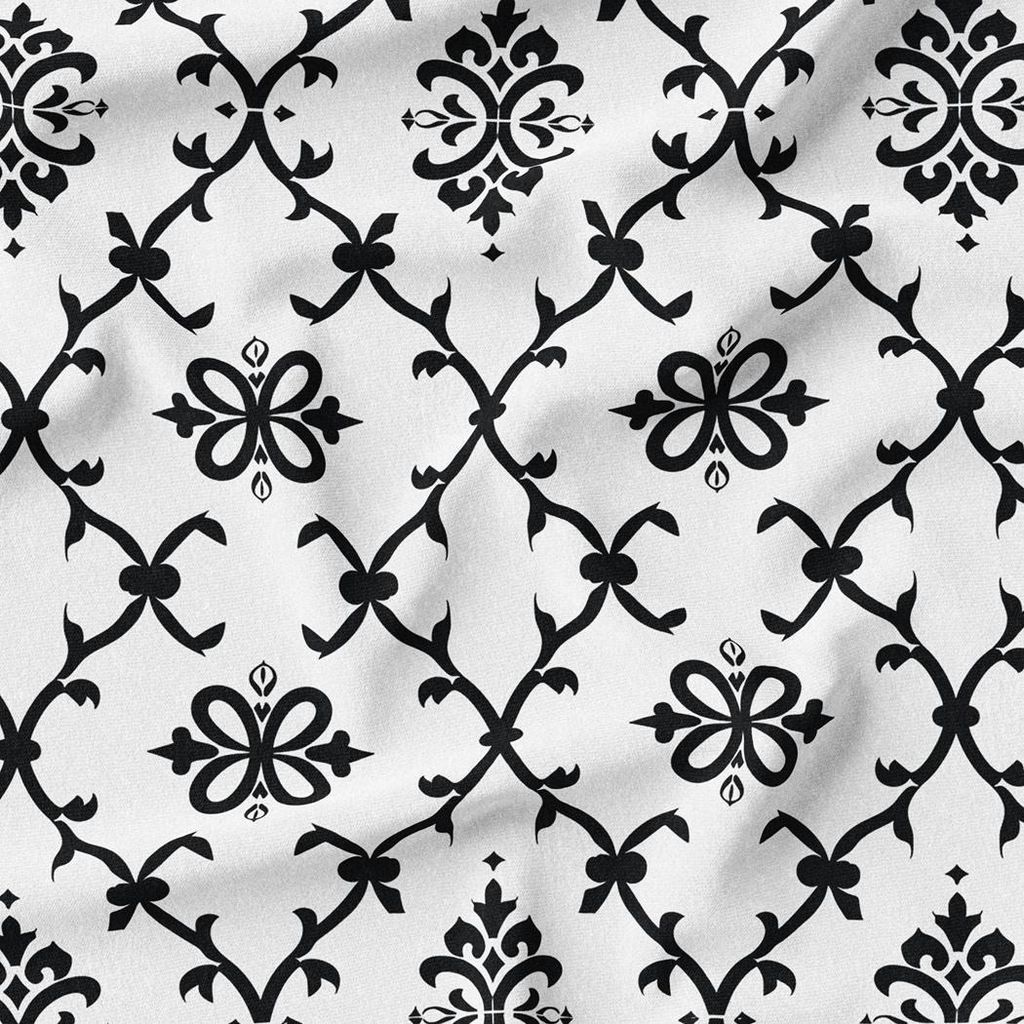 خرید انلاین پارچه لباسی شومیز پارچه الف مدل کرپ بوگاتی طرح سنتی ایرانی کد 4011349