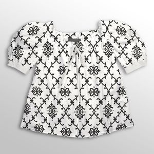 فروش اینترنتی پارچه لباسی شومیز پارچه الف مدل کرپ بوگاتی طرح سنتی ایرانی کد 4011349