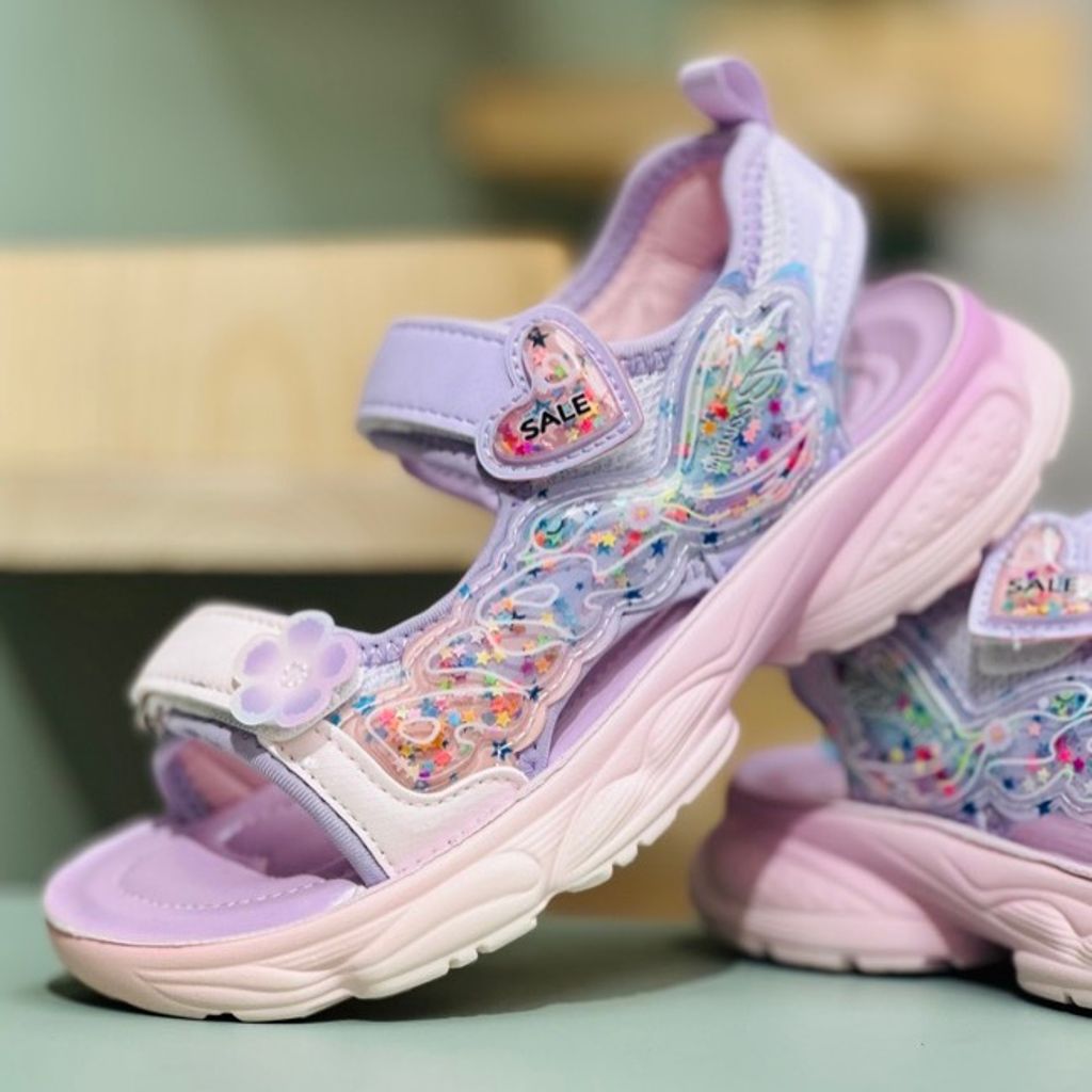 خرید اینترنتی قیمت صندل دخترانه بچگانه طرح قلبی AIR برند Winstar کد 4012801