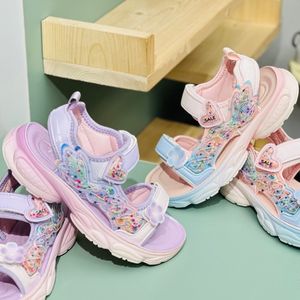 خرید اینترنتی قیمت صندل دخترانه بچگانه طرح قلبی AIR برند Winstar کد 4012801