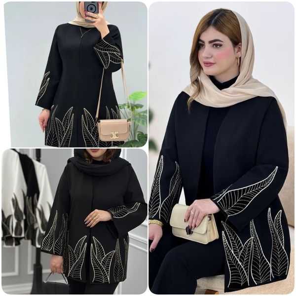 مانتو زنانه طرح برگی