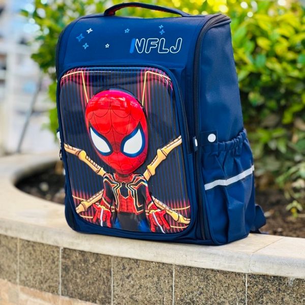 کوله پشتی بچگانه صندوقی طرح مرد عنکبوتی کد 4021402