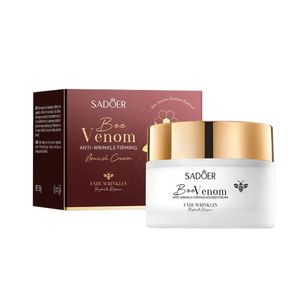 قیمت کرم تغذیه کننده ضد چروک و سفت کننده سم زنبور سادور SADOER
