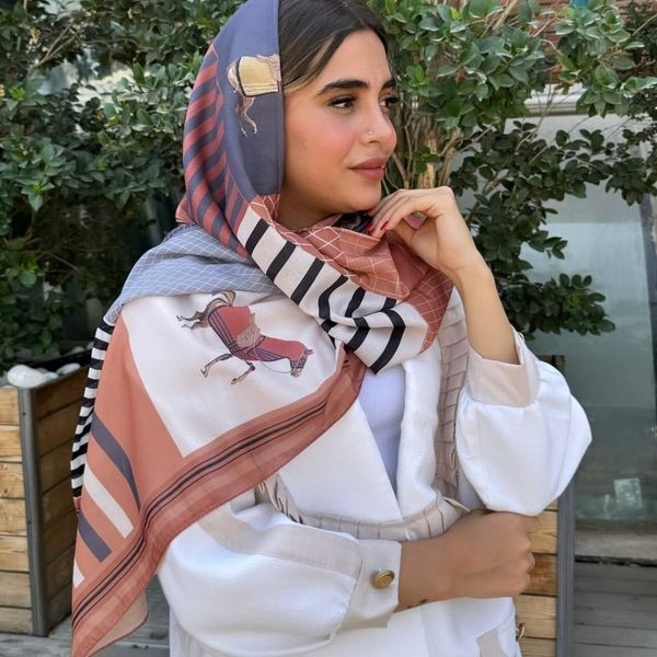 شال نخ پنبه هرمس تابستانه