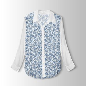 خرید انلاین پارچه لباسی شومیز پارچه الف مدل کرپ بوگاتی طرح شاخ و برگ ساوا کد 4011380