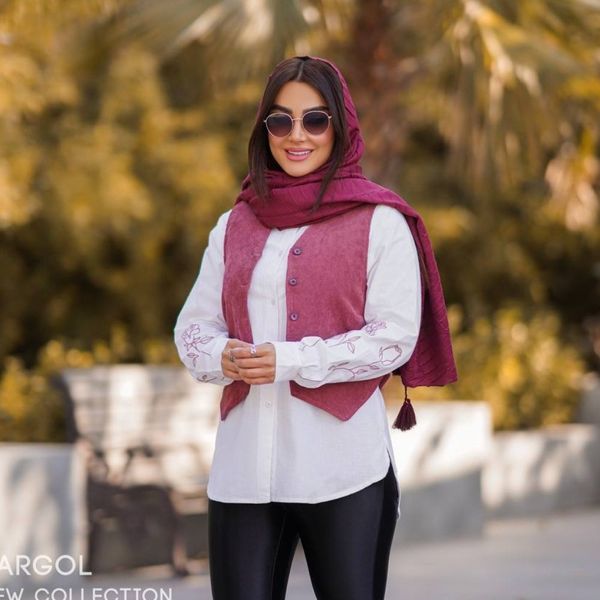 وست و شومیز مخمل رایا