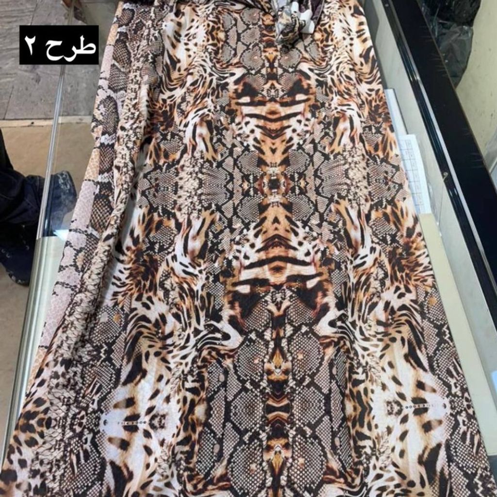 مشخصات حریر ژورژت طرحدار