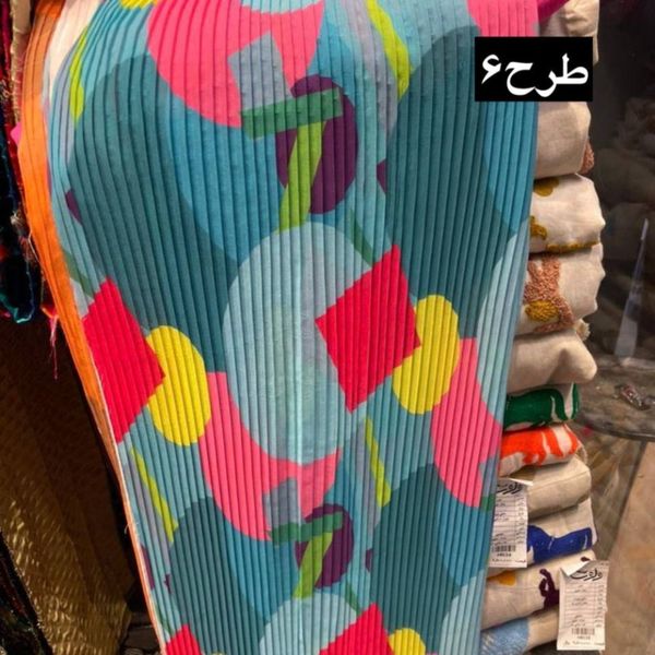 حریر ژورژت پلیسه طرحدار
