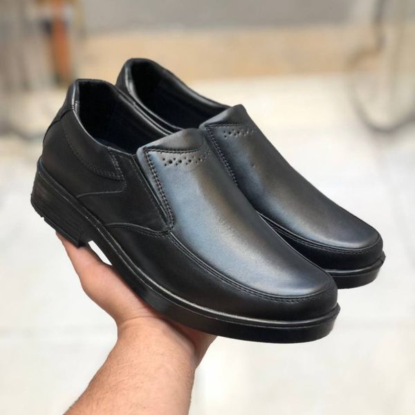 کفش چرم مردانه طرح سافتی برند نیما