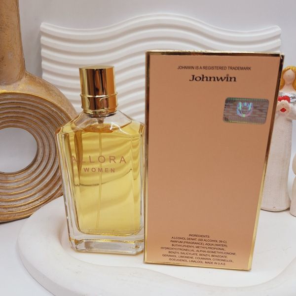 ادکلن 100 میل شرکتی ماندگاری 8 ساعته مدل ALLORA WOMEN Johnwin