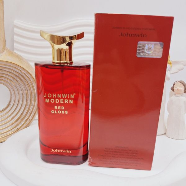 ادکلن 100 میل شرکتی ماندگاری 8 ساعته مدل JOHNWIN MODERN RED GLOSS