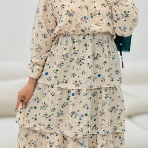 خرید اینترنتی پیراهن ماکسی طبقه ای