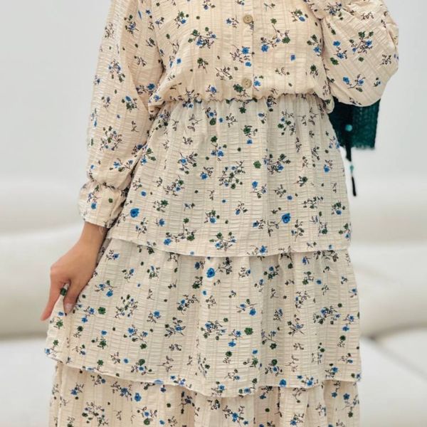 پیراهن ماکسی طبقه ای