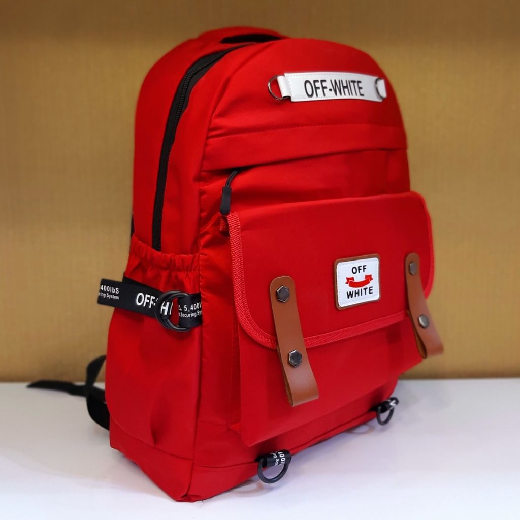 مشخصات کوله پشتی قرمز مدل off White