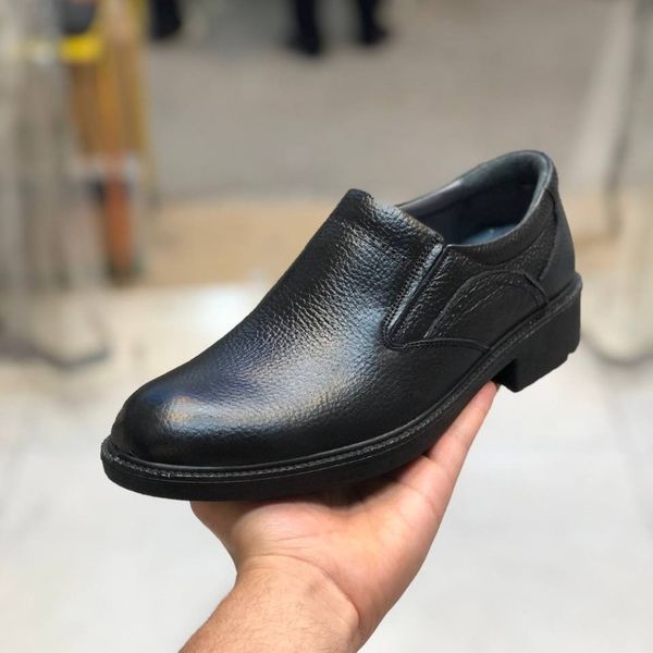 کفش چرم مردانه مجلسی ایپک رنگ مشکی