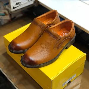 مشخصات کفش چرم مردانه مجلسی ایپک رنگ عسلی