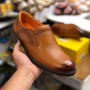 خرید انلاین کفش چرم مردانه مجلسی ایپک رنگ عسلی