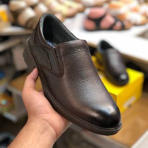 قیمت ارزان کفش چرم مردانه مجلسی ایپک رنگ سوخته