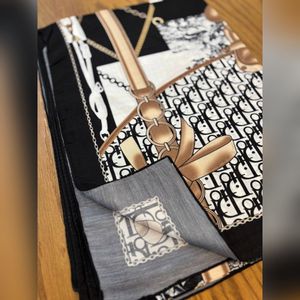 خرید آنلاین شال دیور نخ پنبه تابستانه