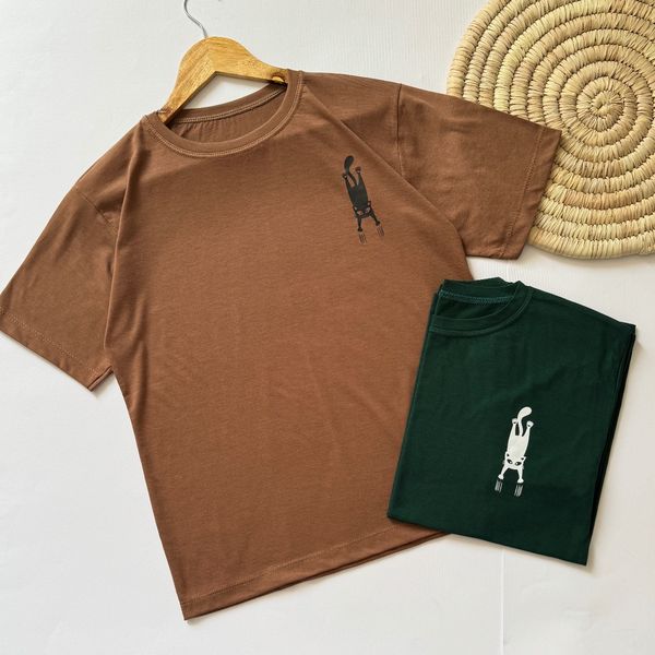 تیشرت نخ و پنبه گربه
