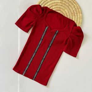 خرید اینترنتی تیشرت یقه دلبری