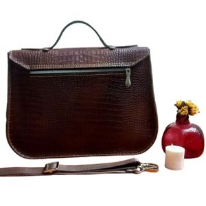 فروش اینترنتی کیف اداری و دانشجویی با چرم طبیعی(دستدوز)