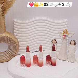 خرید اینترنتی پک 3 تایی رژ جامد مات و مخملی برند کالر کستل