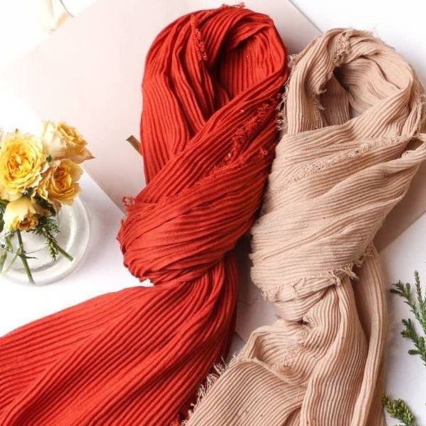 شال پلیسه دونه رنگی