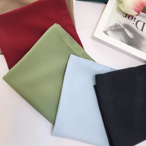 خرید انلاین مینی اسکارف کرپ ژرژت ساده رنگبندی