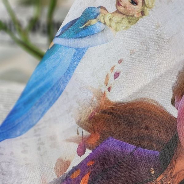 روسری دخترانه طرح السا و آنا