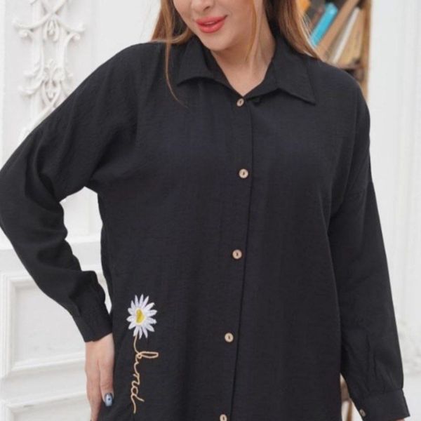 شومیز گلدوزی بابونه(ویژه محرم)