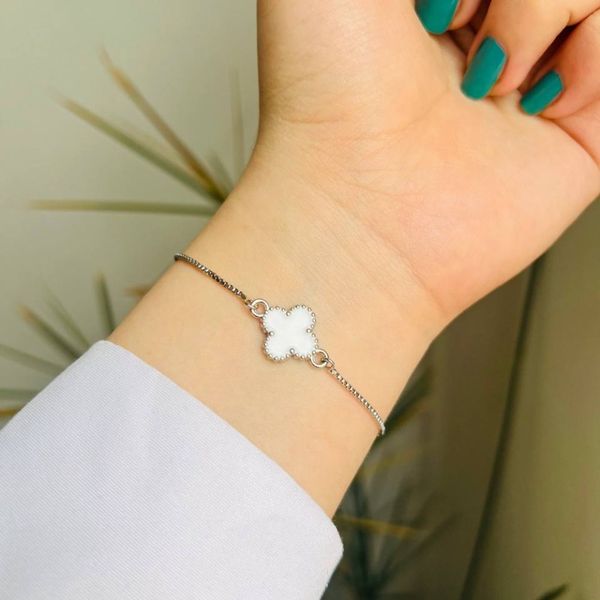 دستبند استیل طرح ونکلیف نقره ای