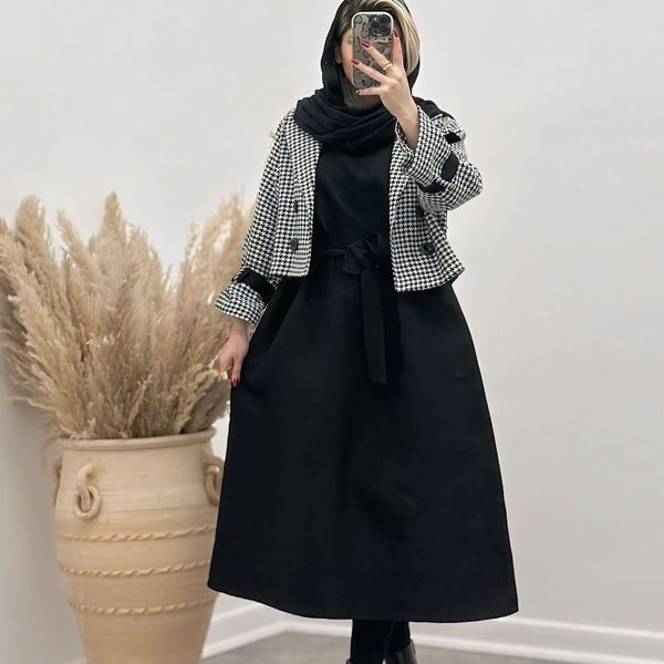 ست کت سارافون زنانه طرح نهال
