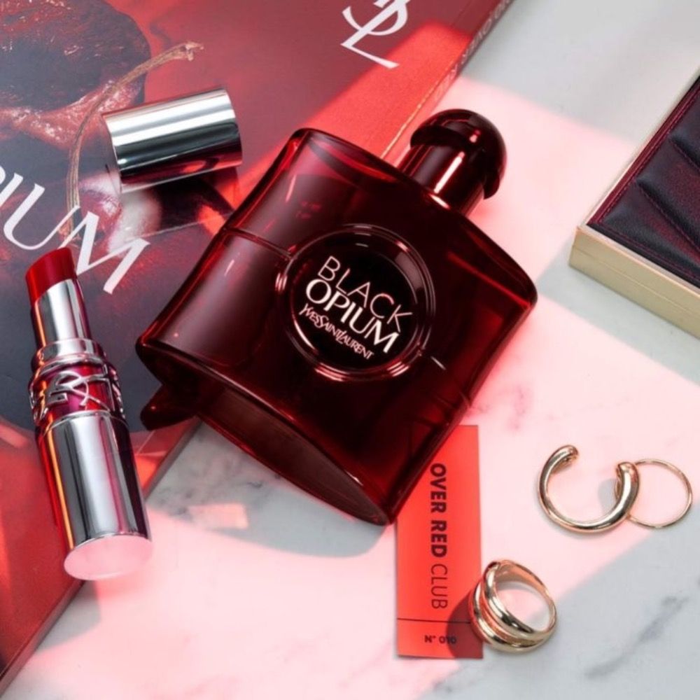 قیمت ارزان تستر اروپایی YVES SAINT LAURENT - Black Opium Over Red ایو سن لورن بلک اوپ