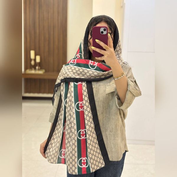 شال تابستانه گوچی تمام نخ